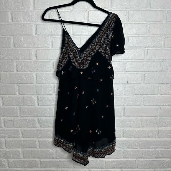 Free People These Eyes Together Black Mini Dress size XS - Picture 1 of 7